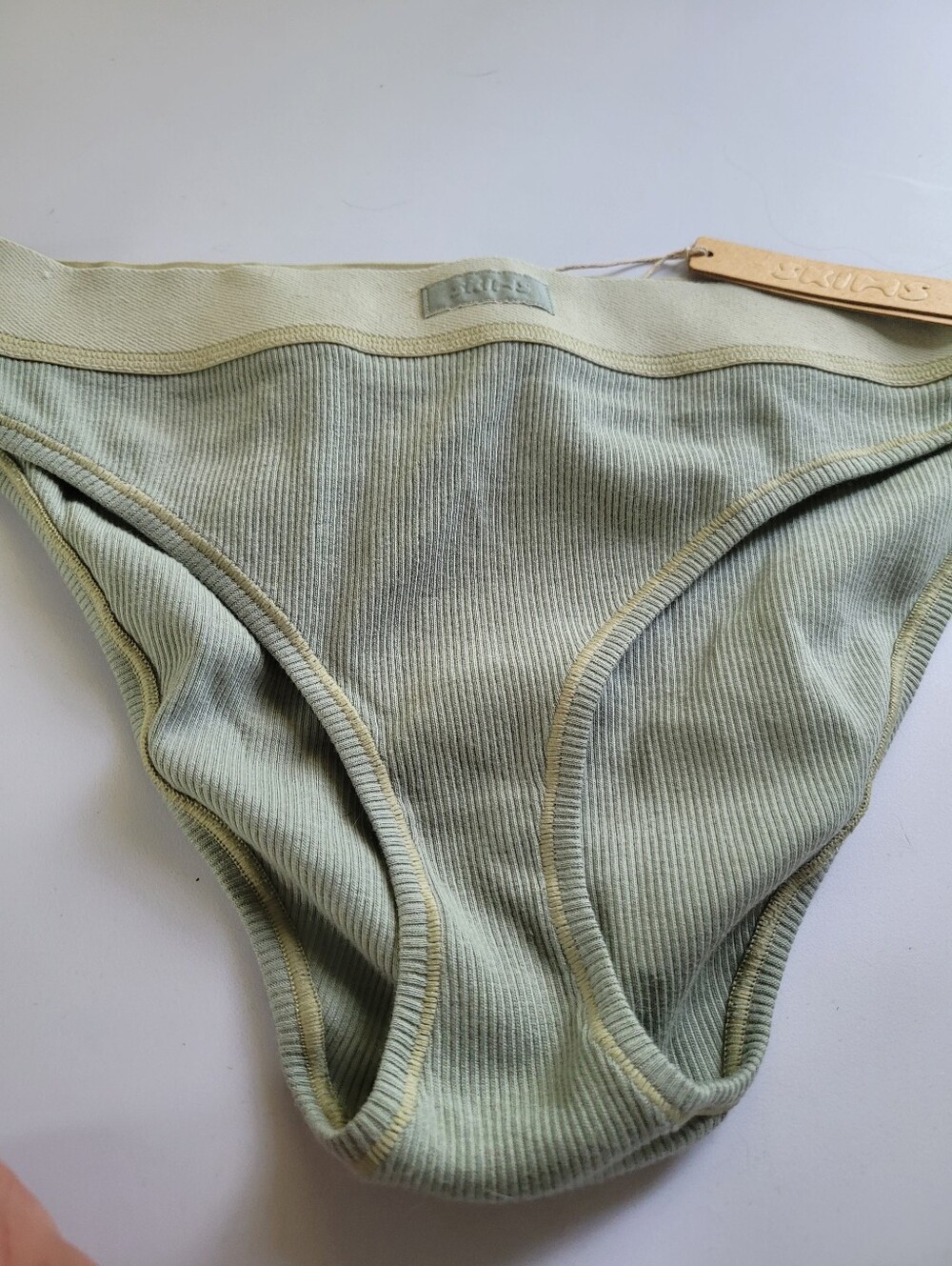 SKIMS S Ribbed Mineral Bikini Underwear - Picture 2 of 7